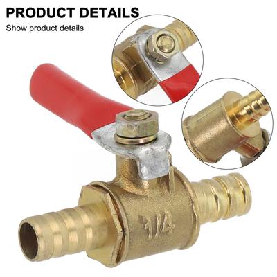 Rubinetto Valvola Interruttore Carburante In Linea Tipo Mm Ottone Tosaerba