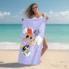 1Pc Powerpuff Girls Adventure Beach Towel Microfiber Beach Towel Thin Absorbent For Beach Swimming Yoga Bath Sports 0917297