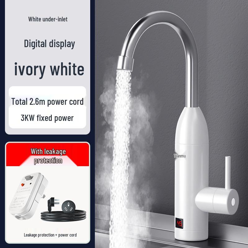 Instant Heat Electric Water Faucet - Quick Heating, Temperature Controlled for Kitchen Use