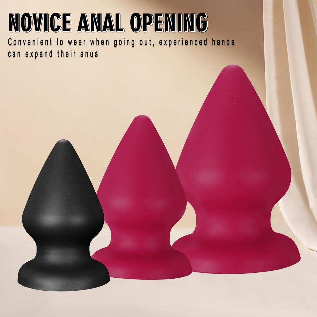Liquid Silicone Oversized Anal Plug For Men And Women  SM Fist Anal Expansion Device Adult Sex Toy