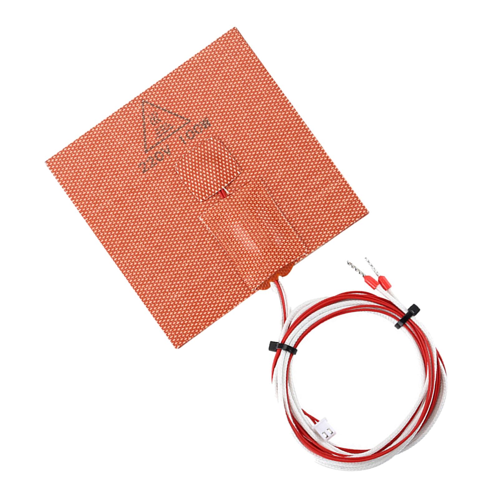

Heated Bed Silicone Heater Pad, for 3D Printer 220V 100W DIY 3D Printer Accessories