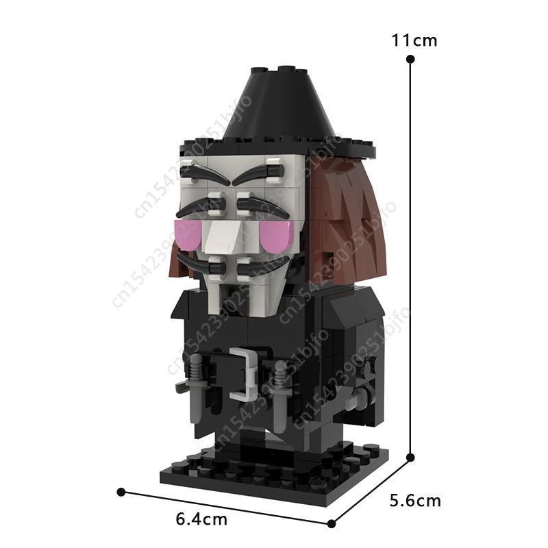 Moc Game Seria de filme Brickheadz Figura de acțiune Blocuri de construcție Asamblare Model Anime Figura Personaj de film Cărămizi Jucărie Copil