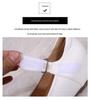 Nurse Soft Sole White Wedge Mary Jane Loafers - Comfortable Spring Shoes for Women