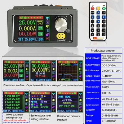 XY5008/XY5008W Convertor DC Buck ajustabil CC CV 50V 8A 400W Modul de alimentare WIFI APP Regulator de tensiune descendente variabil
