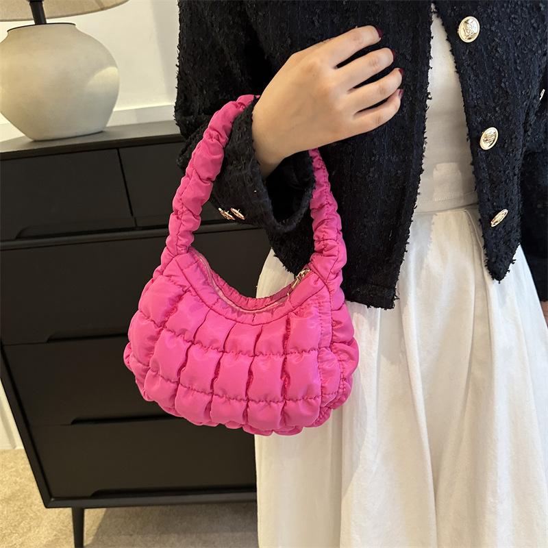 Autumn New Fashion Casual Handbag Bag Women's Retro Personality Small Square Bag Niche Trendy Underarm Bag