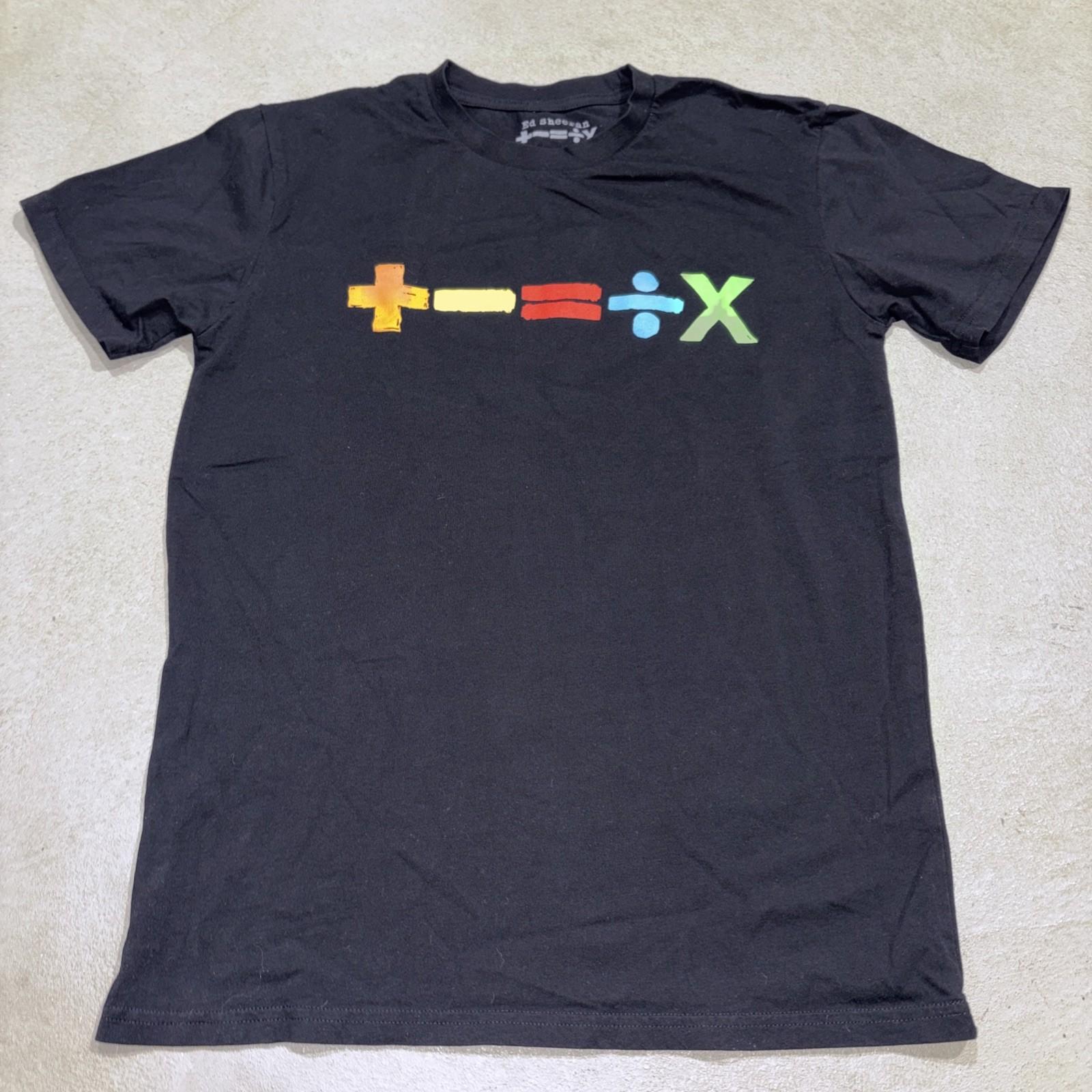 Ed Sheeran Mathematics North America 2023 Tour T-Shirt Double-Sided Sz Medium L