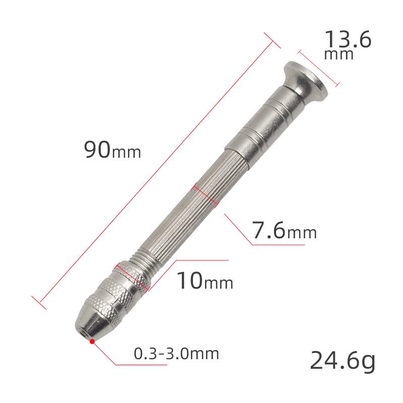 

Yun Bei Adjustable Three-Jaw Quick Change Electric Grinder Chuck, Hex Shank, 0.3mm-8mm Twist Drill.