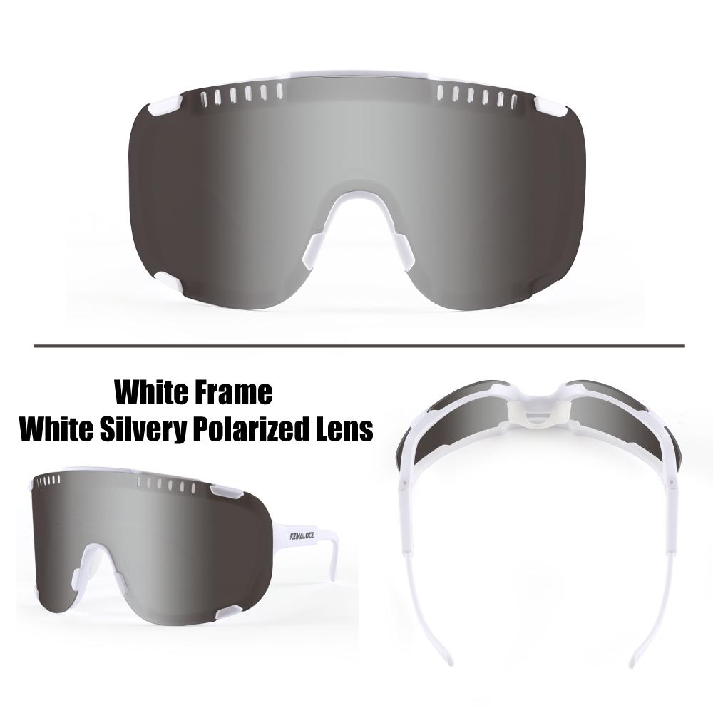 KEMALOCE 2025 Photochromic Cycling Sunglasses UV400 Outdoor Sports Men Women Bike Running MTB Eyewear Driving Goggles