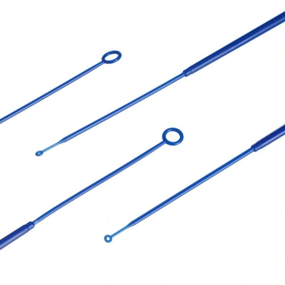 Blue Disposable Inoculating Loop Individually Aseptic Package Vaccination Rings Lab Supplies