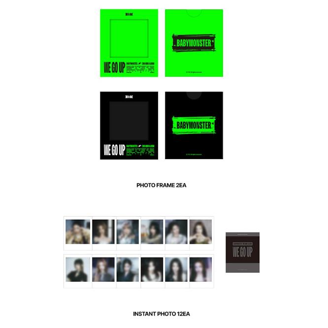 הזמנה מוקדמת חבילת תמונות מיידיות BABYMONSTER WE GO UP
