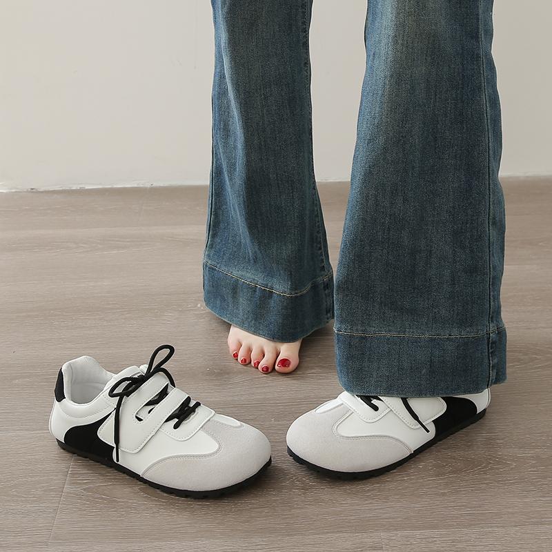 2025 Primavera Nueva Moda Zapatos Casuales con Cordones Zapatillas de Deporte al Aire Libre Zapatos de Mujer Suaves