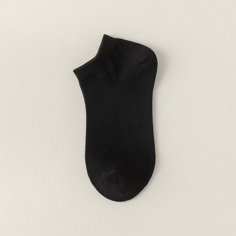 5 Paar Damen Sommer Reine Baumwolle Schweißabsorbierend Atmungsaktiv Mesh Nahtlos Unsichtbare Deodorant Socken