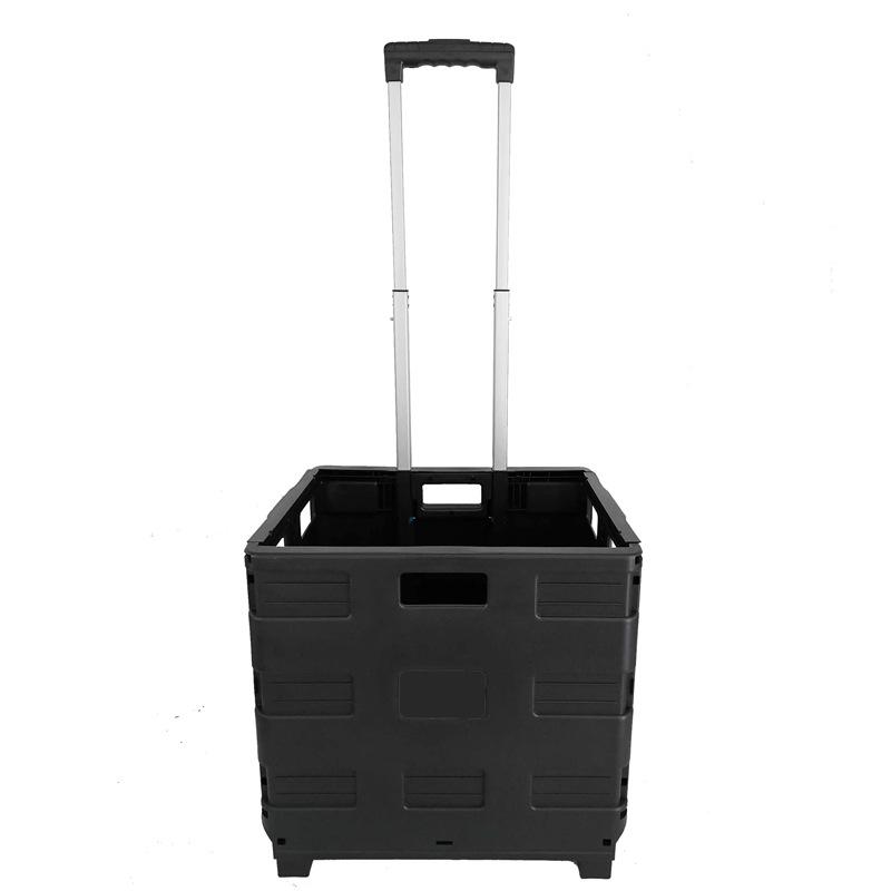 Portable Folding Shopping Cart: Small Grocery Trolley for Camping and Picnics