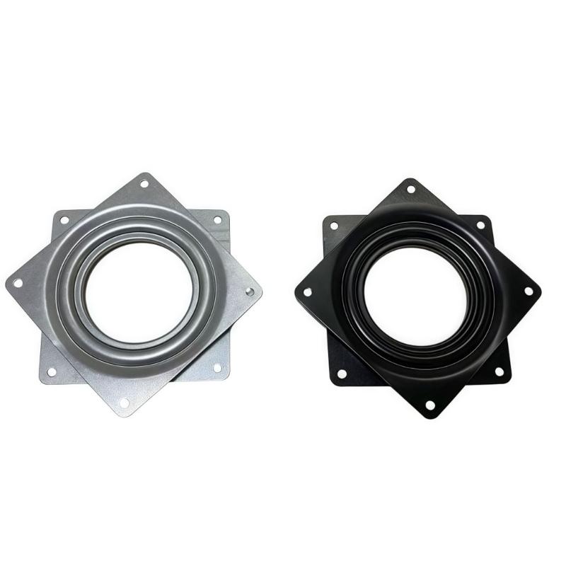Robuste Drehtellerplatte Quadratische Drehtellerplatte Ersatz 360 Grad Drehteller für Möbel