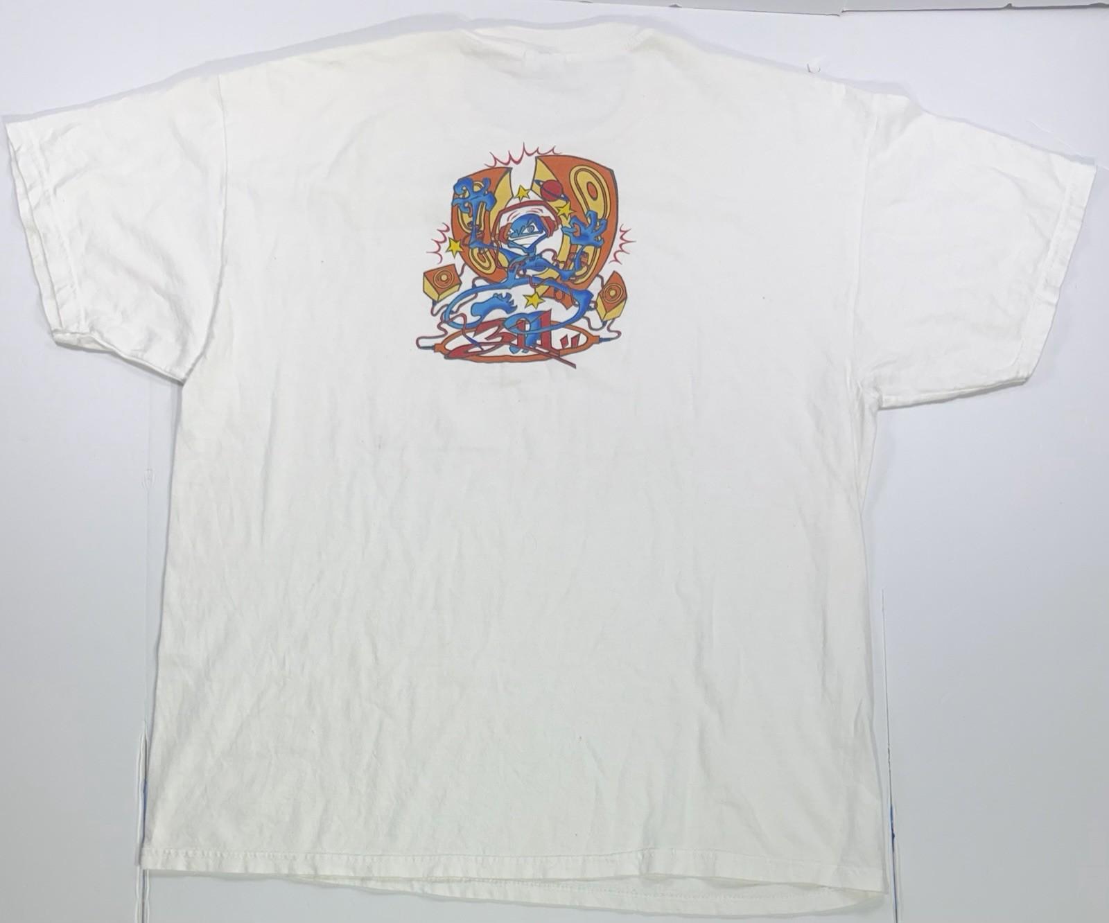 Vintage 311 Band T Shirt Delta Pro Weight White Graphic Mens XL 90s Unisex T-Shirt S