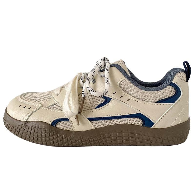 -6 Mesh Breathable Women's Shoes Summer New Little White Shoes Sports and Leisure Board Shoes Fashion Versatile