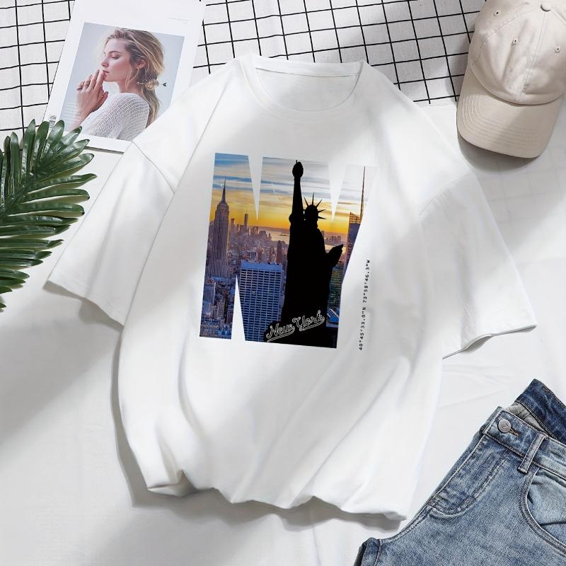 Anti-Fade Short Sleeve Tee , Long-Lasting Color, Essential for Regular Daily XXL белый