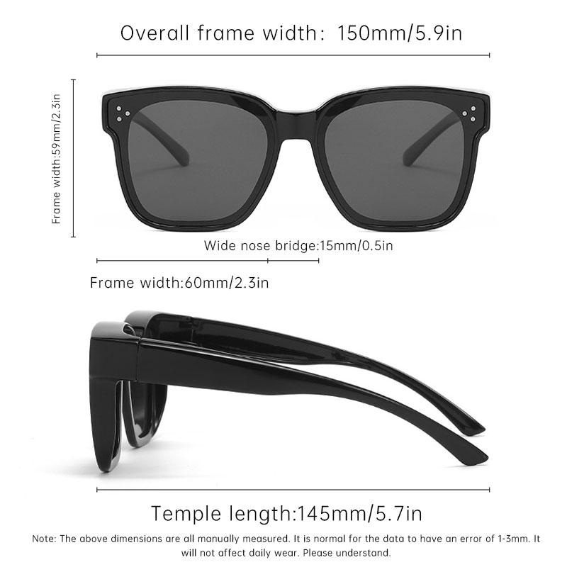 1PC TAC Polarized Prescription Sunglasses for Men and Women UV Protection Anti-Glare Driving Sunglasses