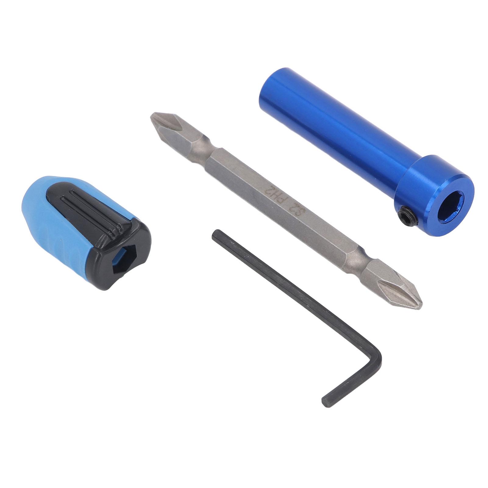 

Держатель бит для отвертки с шестигранным хвостовиком, легированная сталь, двусторонний, ограничитель глубины, набор L-образных ключей для