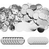 30~90 juegos 37mm Insignia en Blanco Botón Pin Fabricante Haciendo Piezas Suministros DIY Fabricación de Botones Consumibles Parte Superior de Hierro Parte Inferior Película de Plástico TMZ