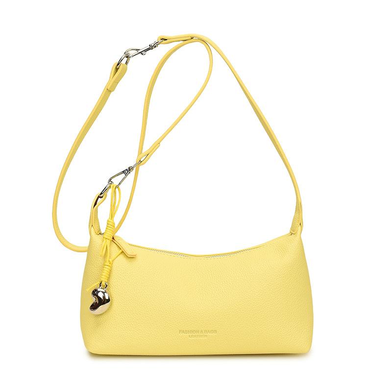 

Простая натуральная сумка-бенто для ланча, новая портативная сумка под мышкой, модная сумка-мессенджер, сумка через плечо. жёлтый