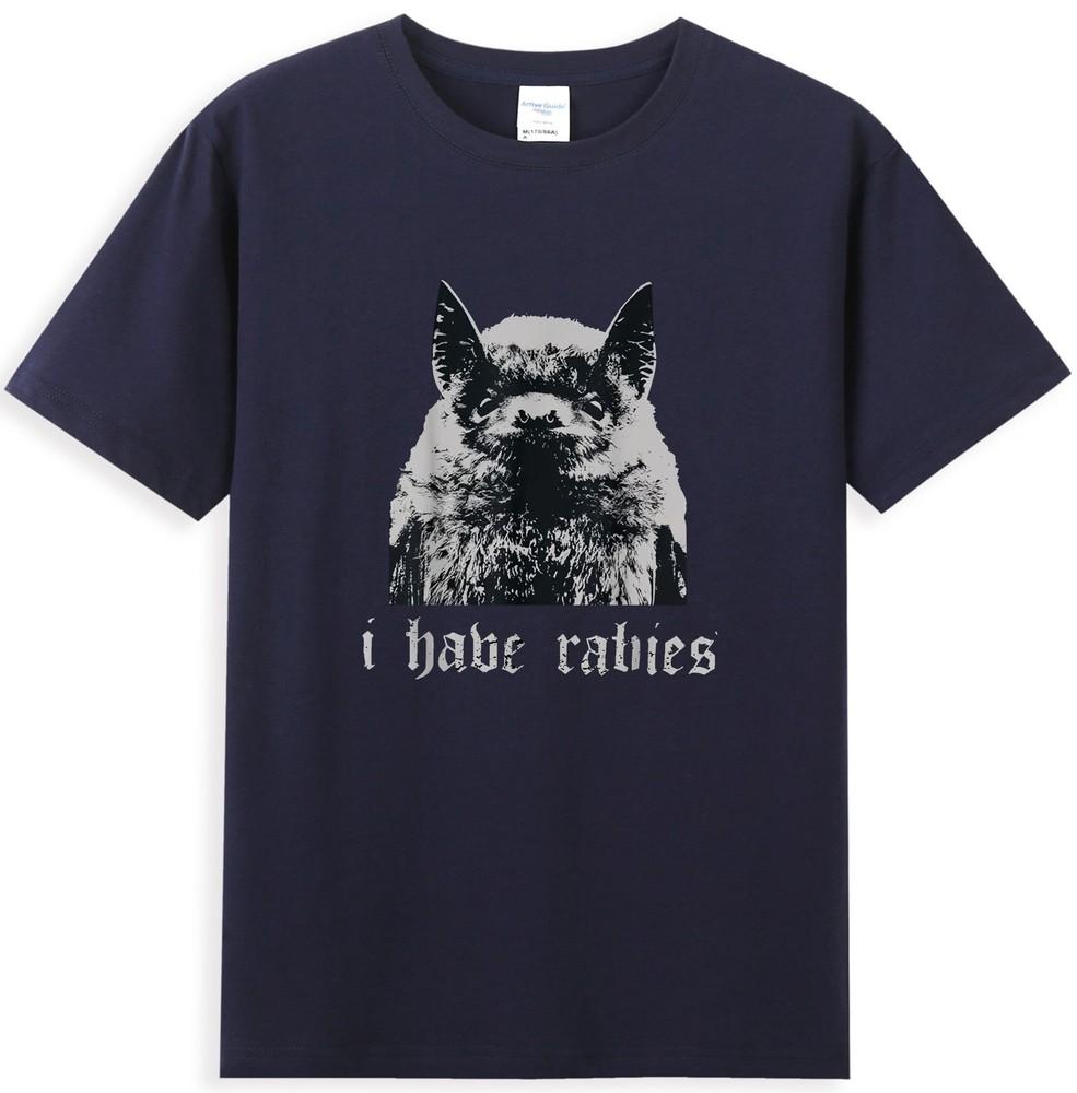 I Have Rabies Funny Bat Meme Saying Joke TShirt S