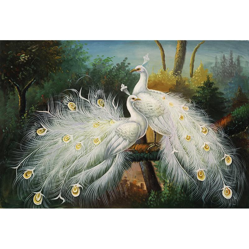 Tipuri de dimensiuni 3D detașabil decalcomania tapet european vintage păun restaurant cafenea fundal acoperire perete decorațiuni moderne creative murale murale