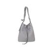 Large capacity drawstring bag niche tote bag summer new personalized leisure shoulder messenger commuter bag
