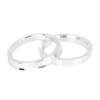 uxcell Zentrierring, 2,6 Zoll (66,1 mm) / 2,2 Zoll (57.1 mm), Radnabe