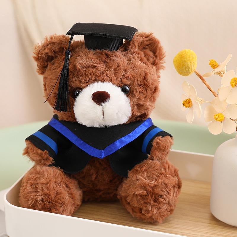Doctor Bear Bachelor'S Clothing Teddy Bear Doll Ragdoll Graduation Gift Customized Logo Plush Toy