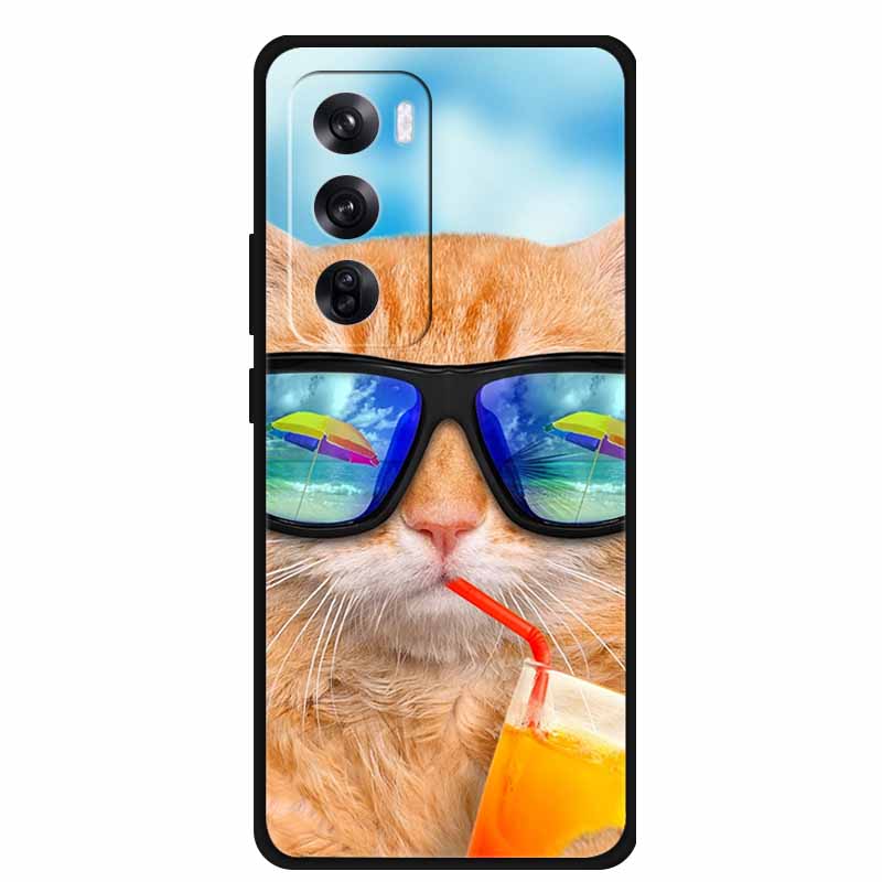 For Oppo Reno12 Pro 5G Cases Shockproof Phone Cover Soft Silicone Fashion Cool Cases for OPPO RENO 12 PRO CPH2629 Bumper Coque