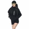 Women's Short Hooded Windbreaker Jacket