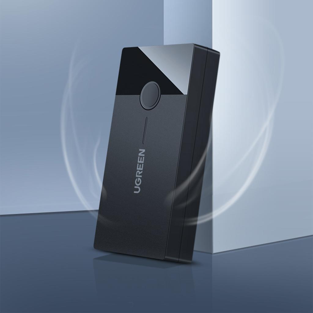 Ugreen Dual Monitor KVM Switch - Seamless Control for Two Computers - Black