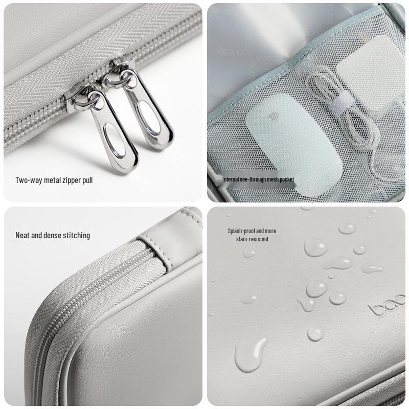 14-Inch Full Open Leather Laptop Sleeve for MacBook, Lenovo, Huawei