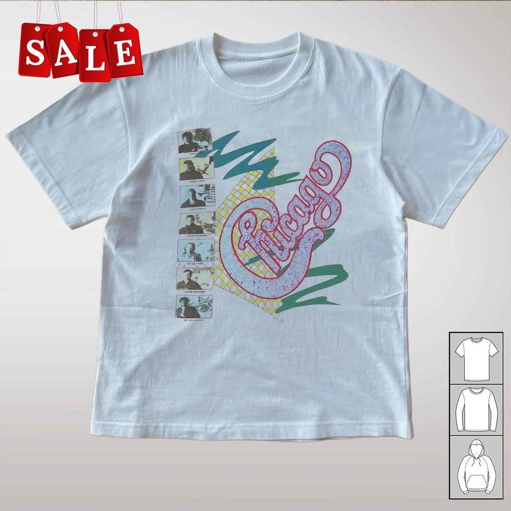 

New Vtg 80s Chicago Band Gift For Fans Unisex S5XL Shirt CA567 Unisex T-Shirt XXXL