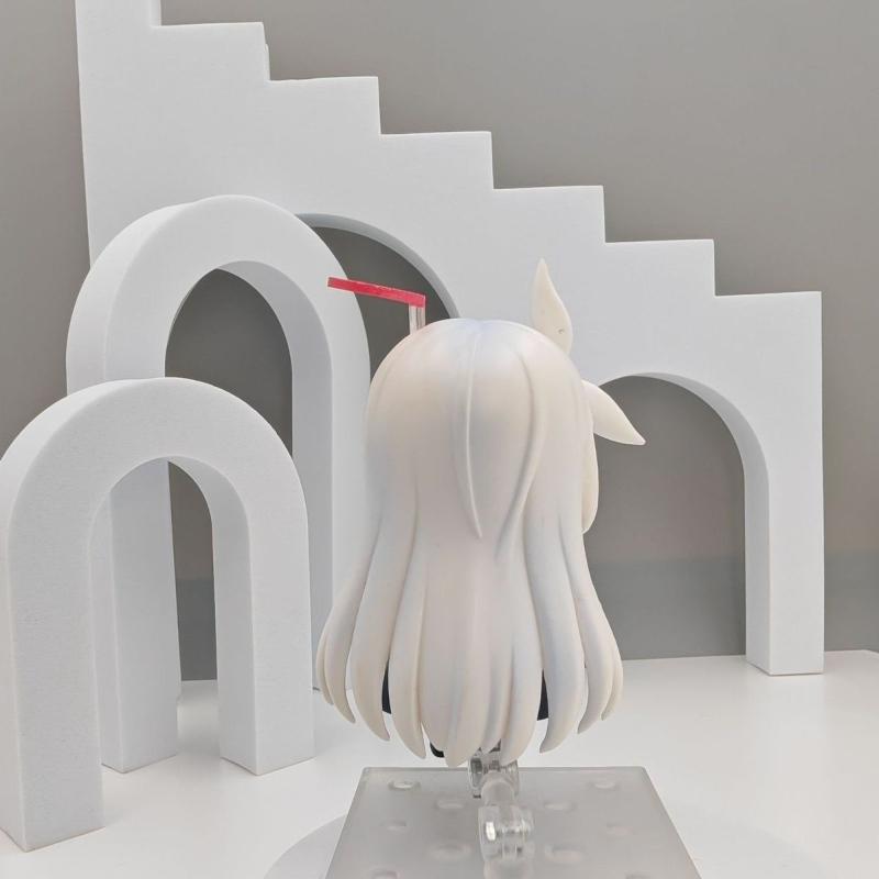 10CM Blue Archive Action Figure Anime Prana Q Version Desktop Standing Posture Model Toys Collection Ornaments PVC Doll Gifts