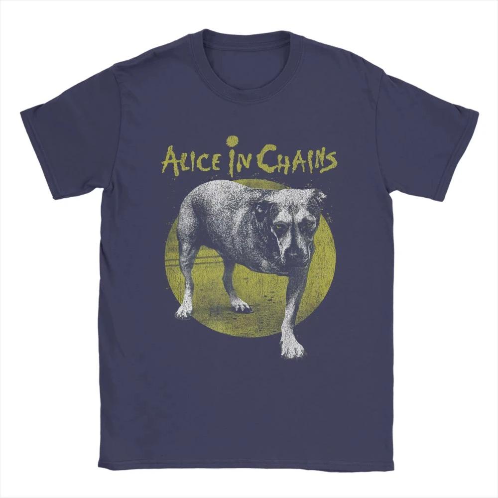 

Новинка Футболки з собакою гурту Alice in Chains для чоловіків та жінок, з круглим вирізом, бавовняні футболки, хеві-метал музика, з коротким рукавом, великі розміри XXXL