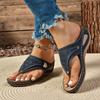 Sommermode leichte Sandalen Damen neue Flip-Flops Damen Übergröße Keilabsatz atmungsaktive hohle Hausschuhe Damen