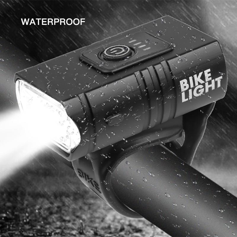 Bicycle Light Usb Rechargeable Led Bicycle Light Flashlight Cycling Headlight Suitable For Bicycle Headlight Cycling Accessories