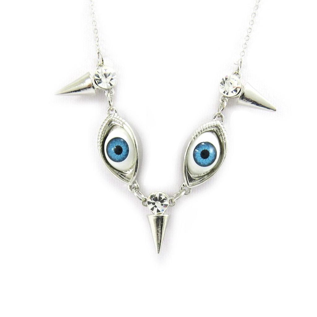 Les Trésors De Lily [L6444] - Turquoise 'Eye of Fatima' Designer Necklace