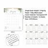 Wire-O-Binding Daily Planner Calendar Foldable Study 2026 Wall Calendar Colorful Jan. 2026 - Dec. 2026 Hanging Calendar Office