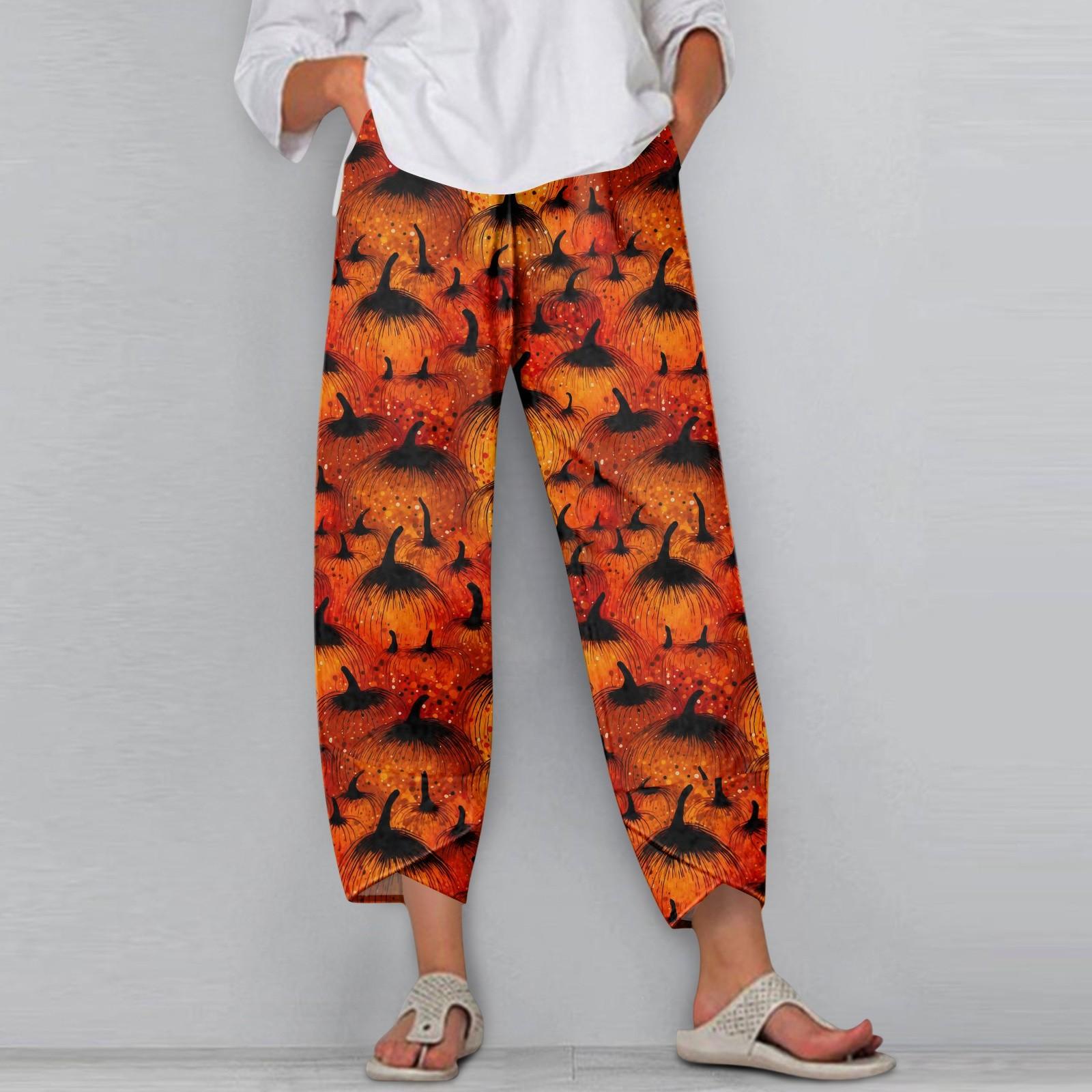 

Women s Pants With Pockets Casual Trousers Pants For Women Summer Casual Wide Leg Elastic Waist Pants With Pockets M