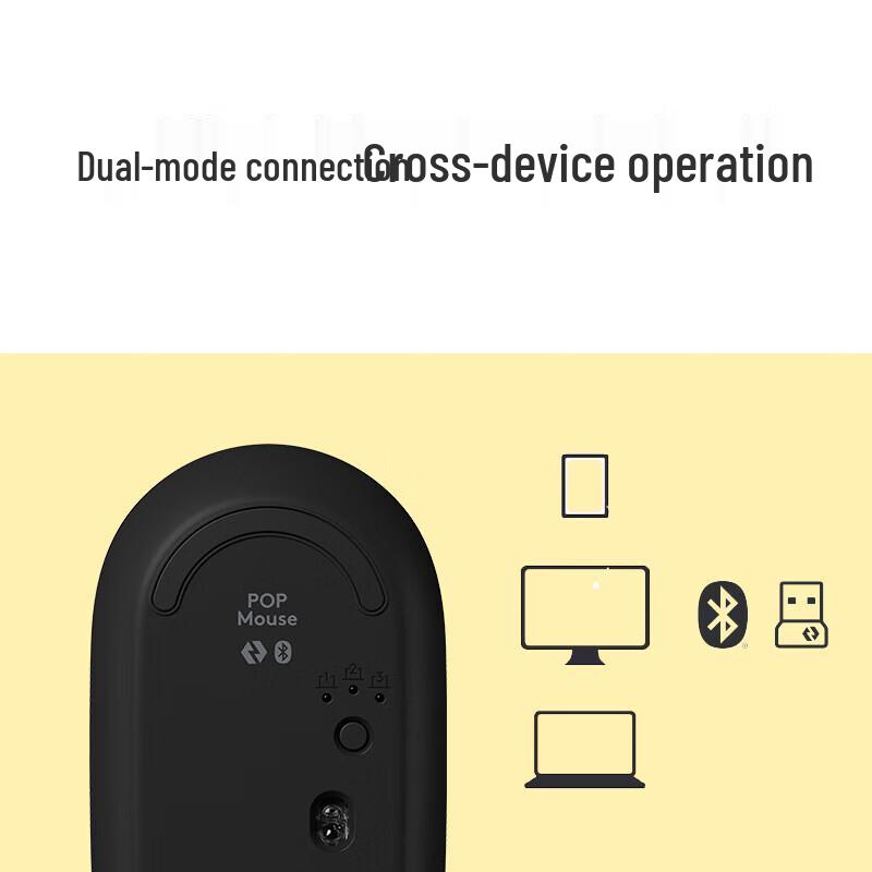 Logitech POP MOUSE Kabellose Bluetooth Office-Maus