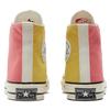 Converse Chuck Taylor All Star 70 Hi Hybrid Texture Saturn Gold Comfortable and Versatile High-Top Canvas Shoes Unisex Light Yellow Pink