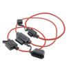 In Line Automotive Fuse Socket Mini Blade Waterproof Fuse Holder Splash-Proof 32V 50A With Fuse Blade Disconnect Switch Socket