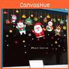 Snowman Tree Christmas Santa Claus Window Stickers Set Christmas Decoration