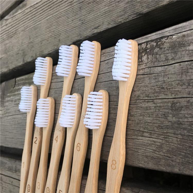 Zero Waste Soft Bristle Adult Kids Wood Bamboo Toothbrush