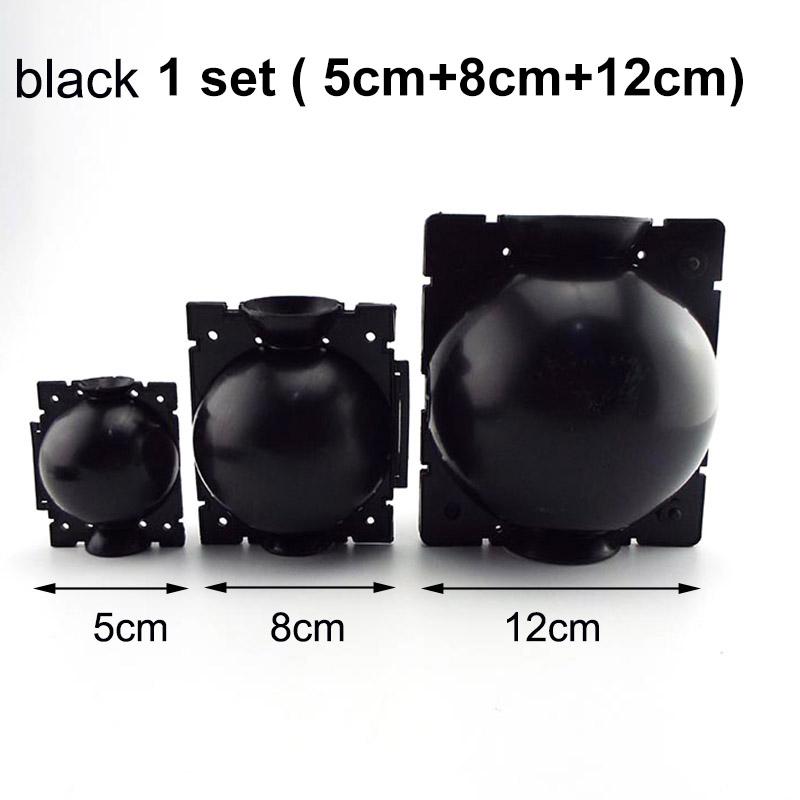 5cm 8cm Plant Root Growing Box Black Transparent High Pressure Nursery Pot Root Ball Breeding Case Garden Grafting Tree Rooting