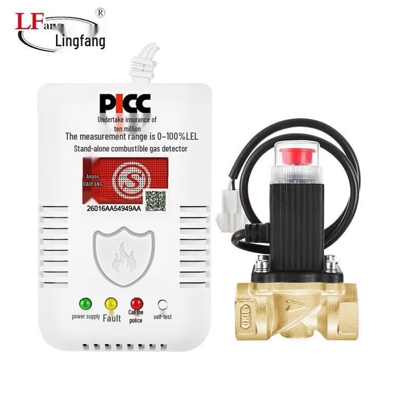 LFang LF-G55-V Smart Gas Alarm with Shut-off Valve