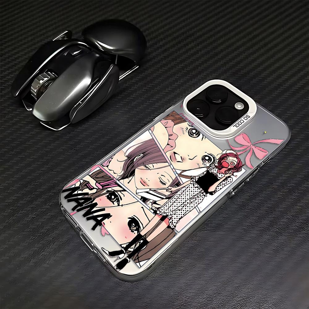 

Аніме Крутий Чохол для Телефону N-Нана Осакі Для iPhone 17 16e 16 15 14 13 12 11 mini Pro Max X XR 8 7 Air Plus Захист від Падінь Матова Задня Кришка iPhone 17 Air